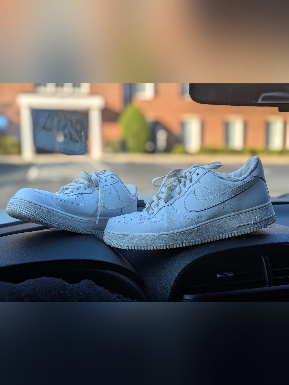 Nike Air Force 1 07 Low Triple White Men's Size 10 CW2288-111 AF1 Sneakers Clean